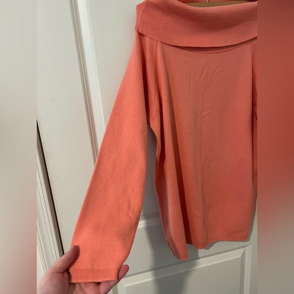 Cowl Neck Pink Sweater - Picture 4 of 8